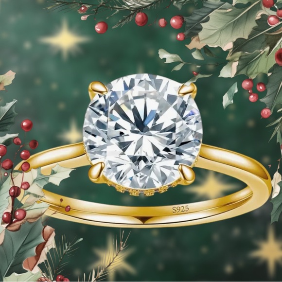 Jewelry - Stunning 2 carat engagement ring. Size 7 NEW